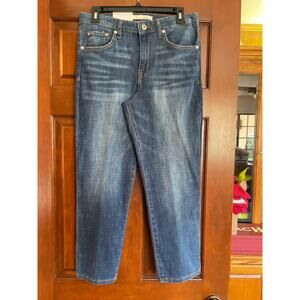 Ella Moss High Rise slim straight ankle jeans size 8